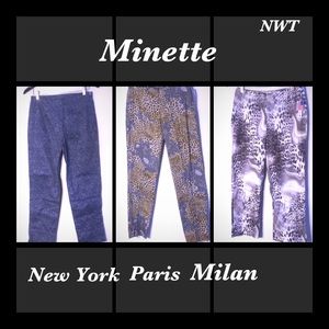 Bundle 3 Cropped Designer Dress Pants by Minette